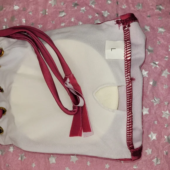 NEW LARGE ROSEWOOD 2 PIECE SWIMSUIT POPULAR BRAND REMOVALBLE PADS HALTER BIKINI - Picture 12 of 13